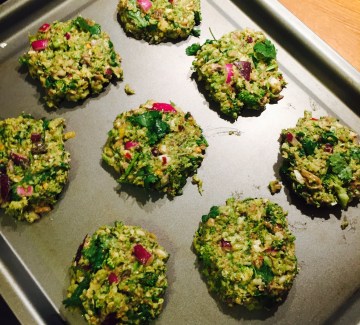 Broccoli Fritter Prep