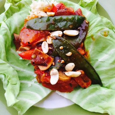 Stir Fry Cabbage Wraps