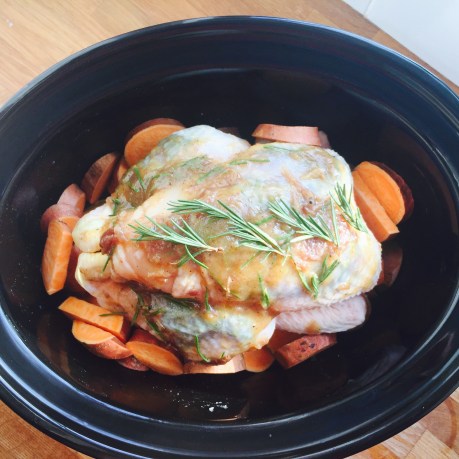Rosemary Date Chicken Prep